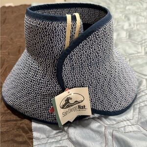 San Diego Hat Co. Ultrabraid Large Brim Visor